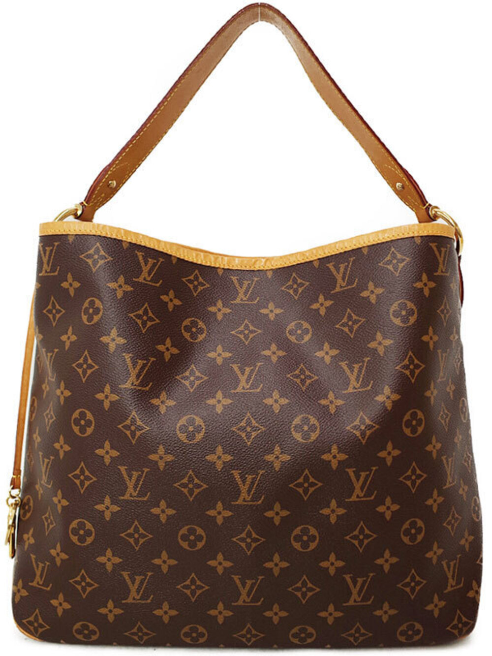 Louis Vuitton Monogram Delightful Hobo Shoulder Bag Canvas Leather Brown